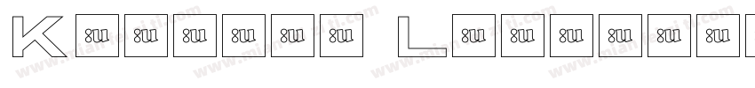 Kinetic Light字体转换